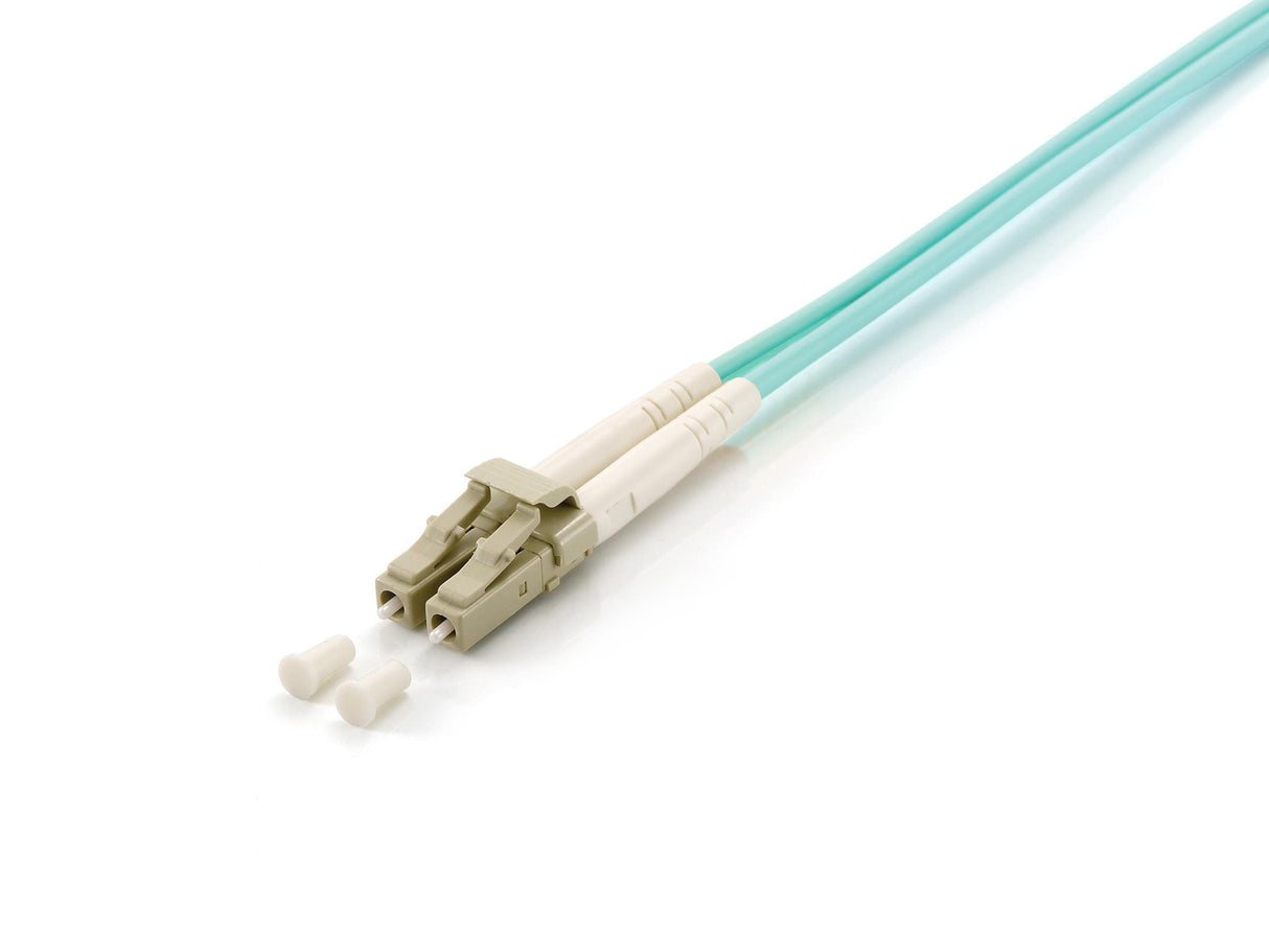 Equip Cable De Red Lc->Lc 7.50m Multimode Duplex Om3 Turquesa