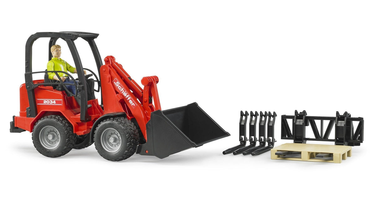Bruder Excavadora Cargador Compacto Schaeffer 2034 1:16 02191