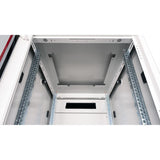 Roline 19-Zoll Netzwerkschrank Pro 47 He, 600x800 Bxt Glastr Grau