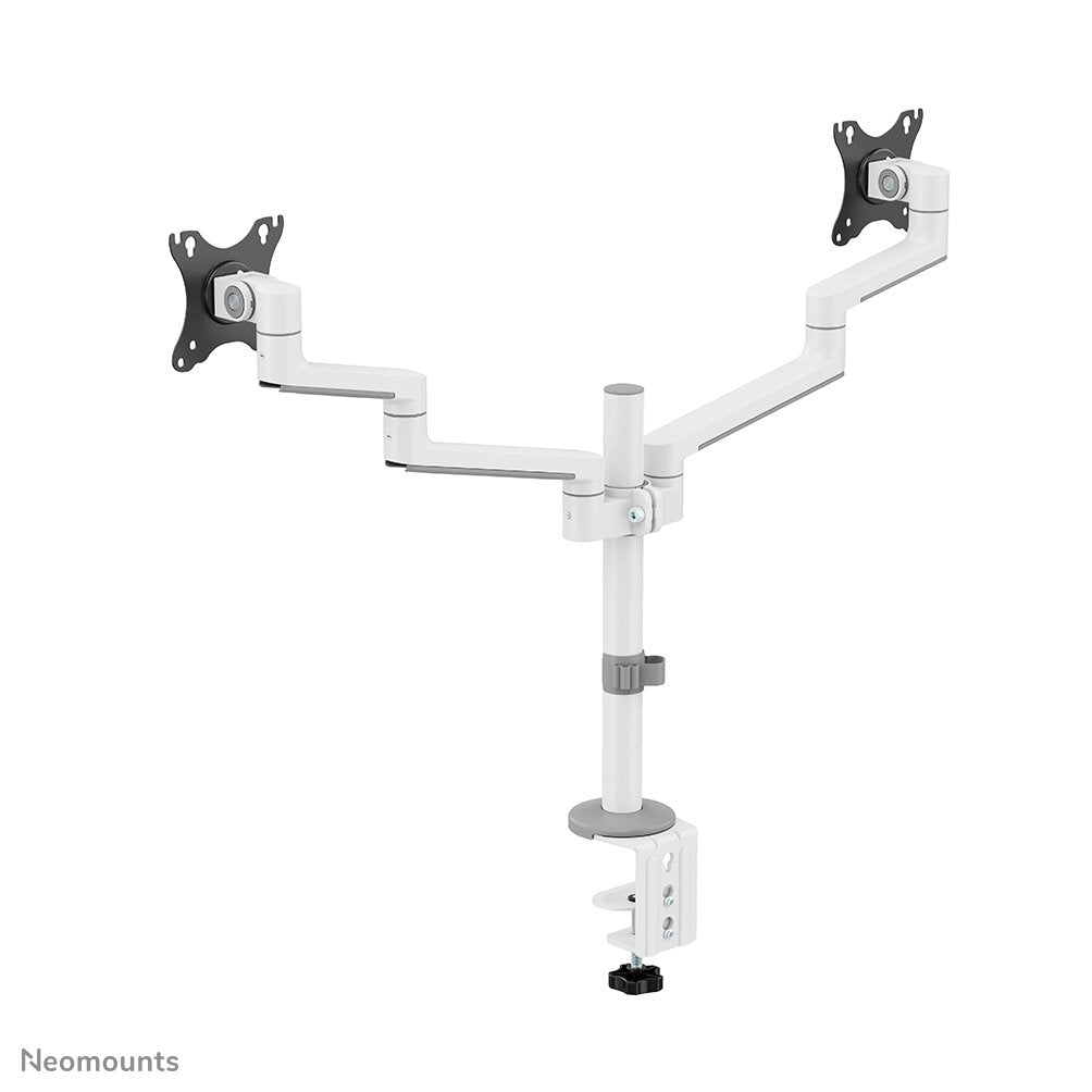 Neomounts By Newstar Soporte De Escritorio 17"-27" 2 Monitores 3gelenk Blanco Max.8kg