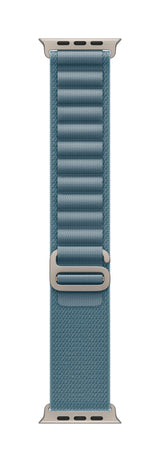 49mm Light Blue Alpine Loop - Small - Natural Titanium Finish