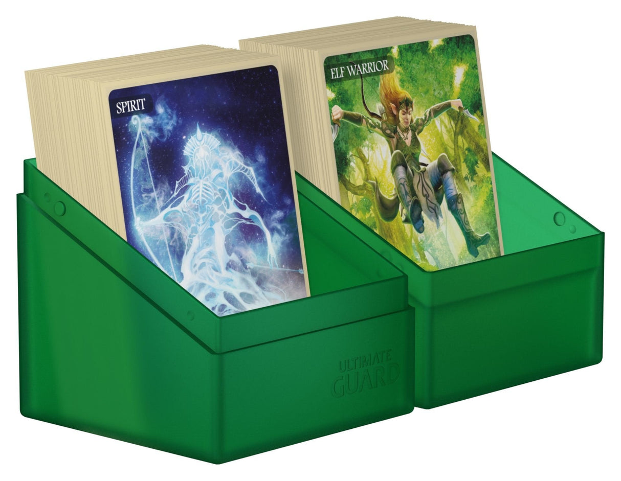 Caja De Cartas Ultimate Guard 100+ Tamaño Estándar Emerald