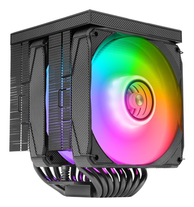 Refrigeración Cpu  A-Rgb Mcpu-Lcd Pro Negro Mars Gaming Lcd / 120 Mm Argb / 6 Heatpipes / Tdp 300w / Intel & Amd