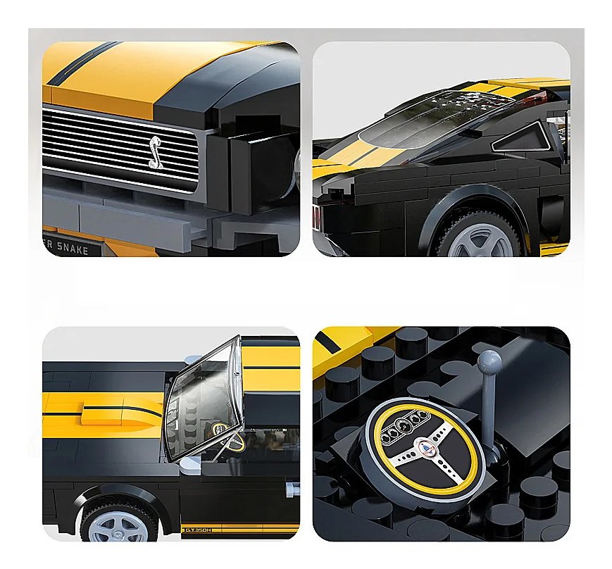 Jamara Cada Shelby Gt350 1:20 2,4ghz Bricks 6+