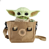 Peluche Electronico Con Bandolera Mattel Star Wars The Mandalorian The Child Baby Yoda 28 Cm