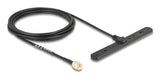Delock 5g Lte Antenne Sma Stecker 3 Dbi Omnidirektional Starr Mit Anschlusscable Rg-174 3 M Klebemontage Outdoor Schwarz