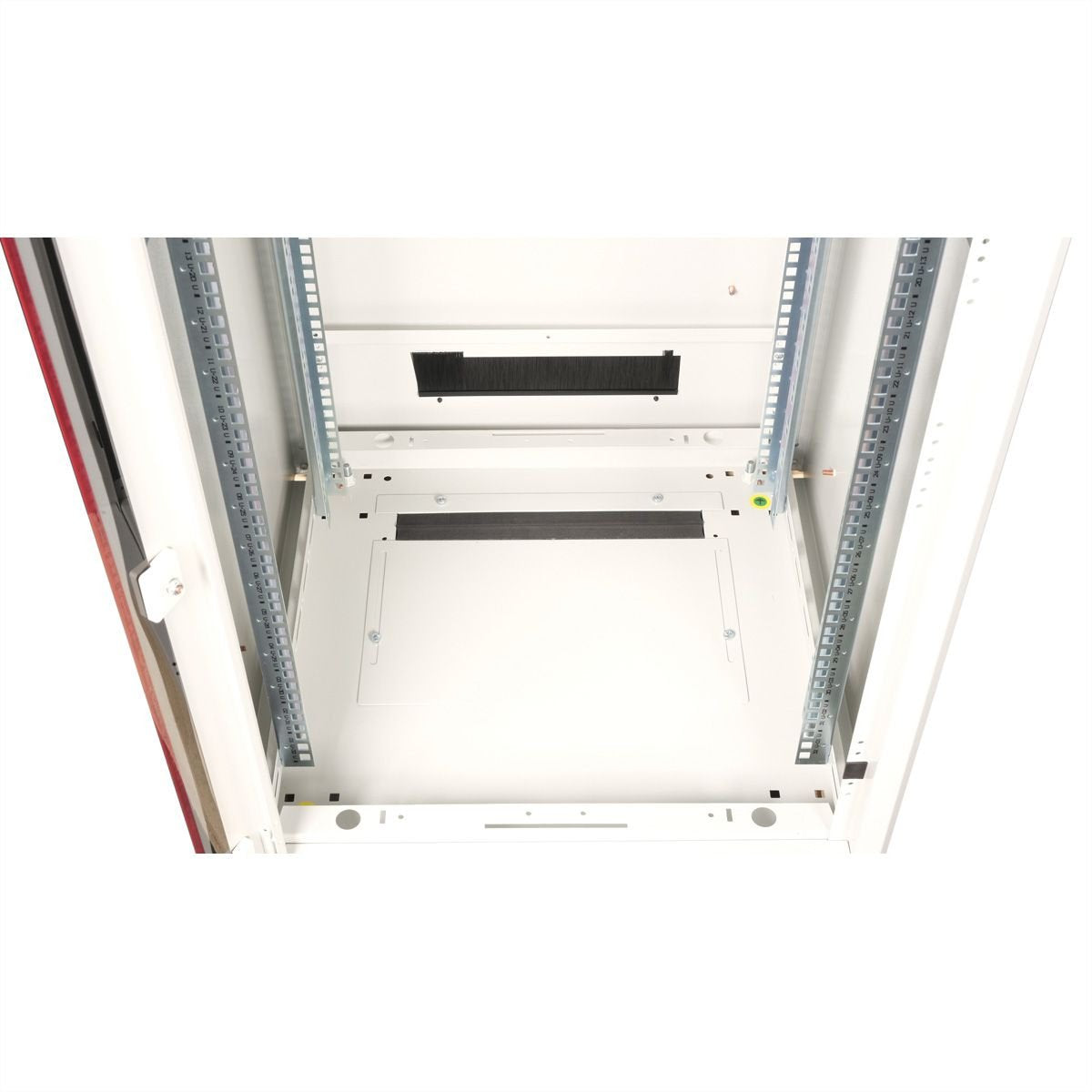 Roline 19-Zoll Netzwerkschrank Pro 32 He, 600x600 Bxt Glastr Grau