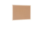 Bi-Office Tablero De Corcho Doble Cara 600x400mm Marco Natural