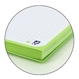 Oxford Cuaderno Europeanbook 1 Microperforado 80 Hojas 5x5 Tapas Extraduras Classic A4+ Verde Manzana -5u-