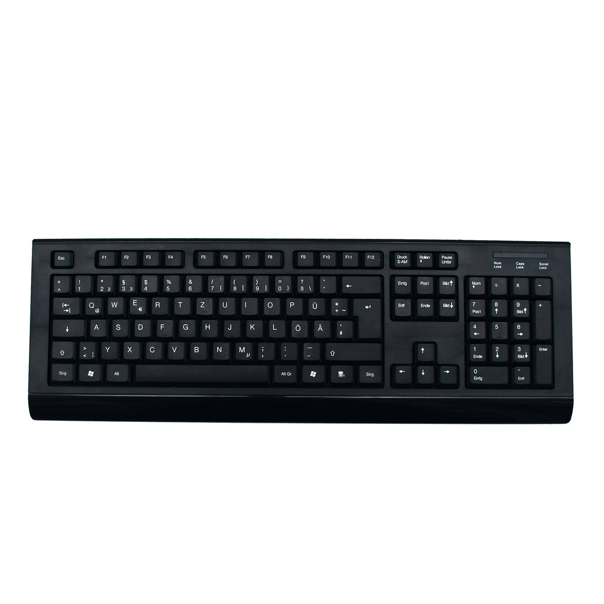 Mediarange Mros104 Teclado Ratón Incluido Rf Inalámbrico Qwerty Alemán Negro