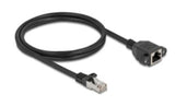 EAN 4043619907755 - DeLOCK 90775 cable de red Negro 1 m Cat6a S/FTP (S-STP) imagen 1