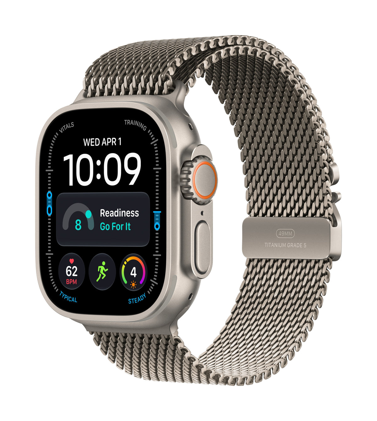 Apple Watch Ultra 4 5g 49mm Natur Milanaise Natur S