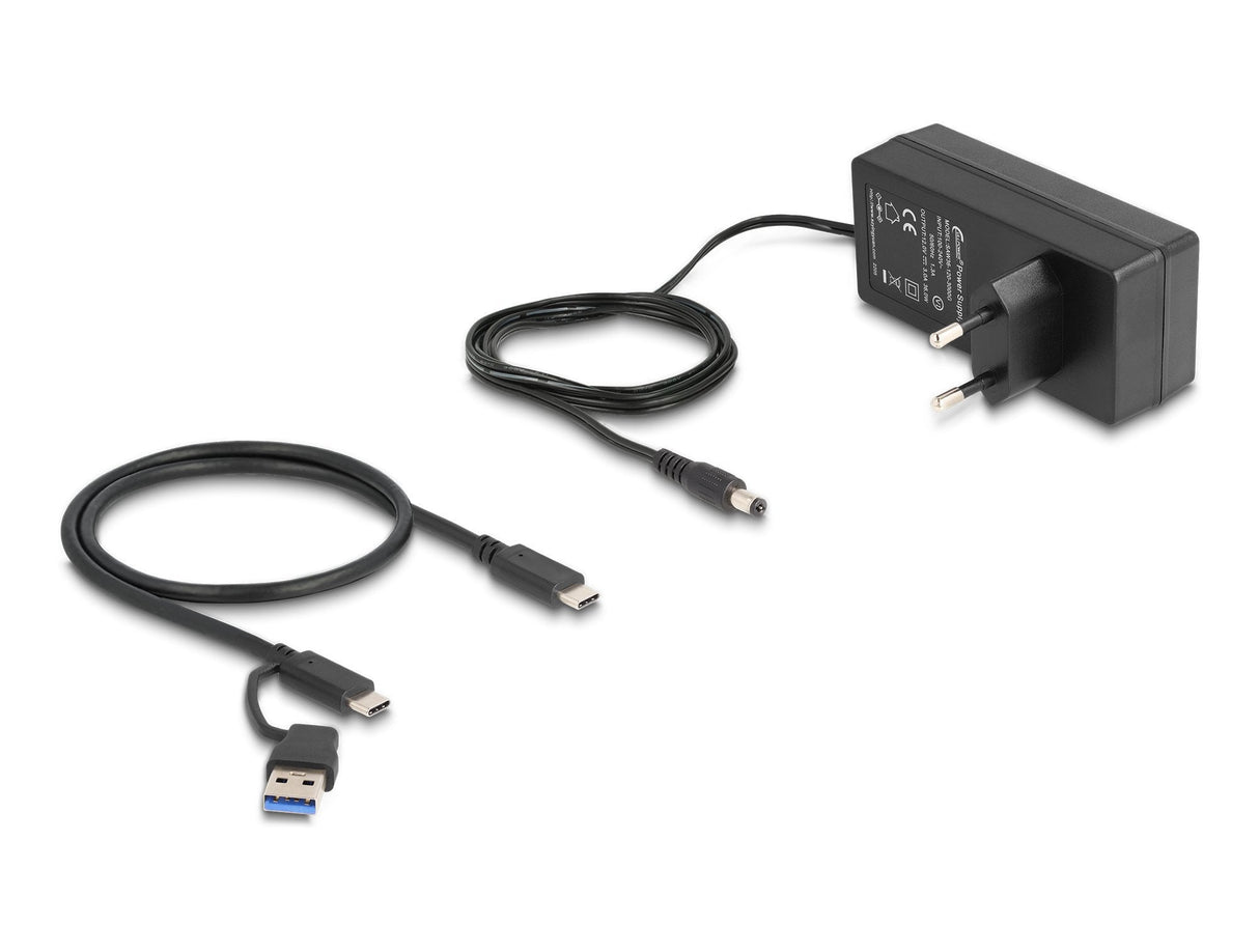 Usb 5 Gbps Hub Mit 2 X Usb Typ-A Und 2 X Usb Type-C Buchse Und 1 X Schnellladeport + Schalter