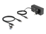 Usb 5 Gbps Hub Mit 2 X Usb Typ-A Und 2 X Usb Type-C Buchse Und 1 X Schnellladeport + Schalter