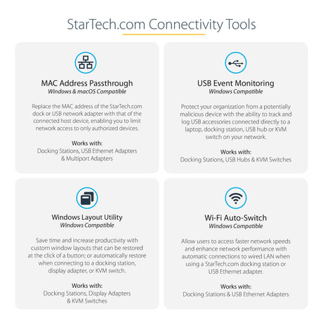 EAN 0065030880244 - StarTech.com DKT30CHVAUSP base para portátil y replicador de puertos Alámbrico USB 3.2 Gen 1 (3.1 Gen 1)  imagen 13