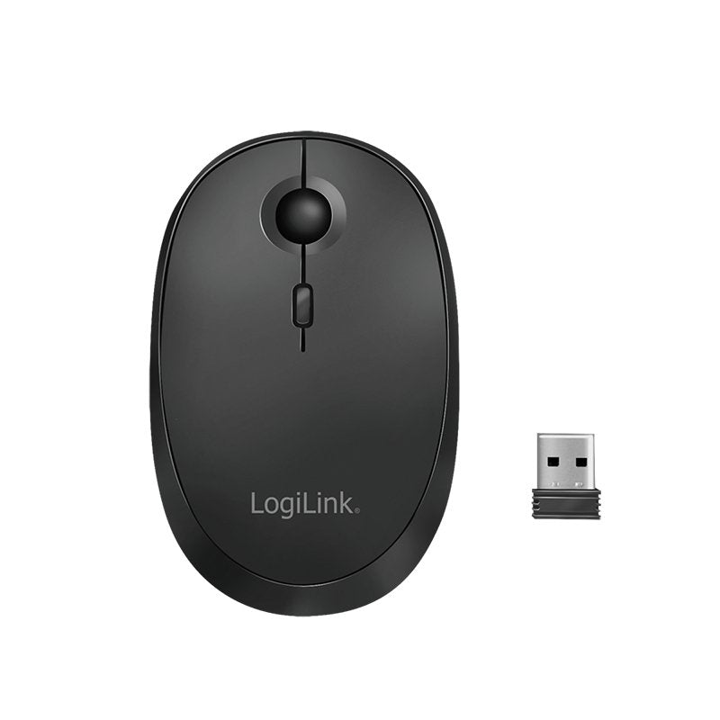 Logilink Ratón Optico 2.4 Ghz  Negro Bluetooth, Wireless