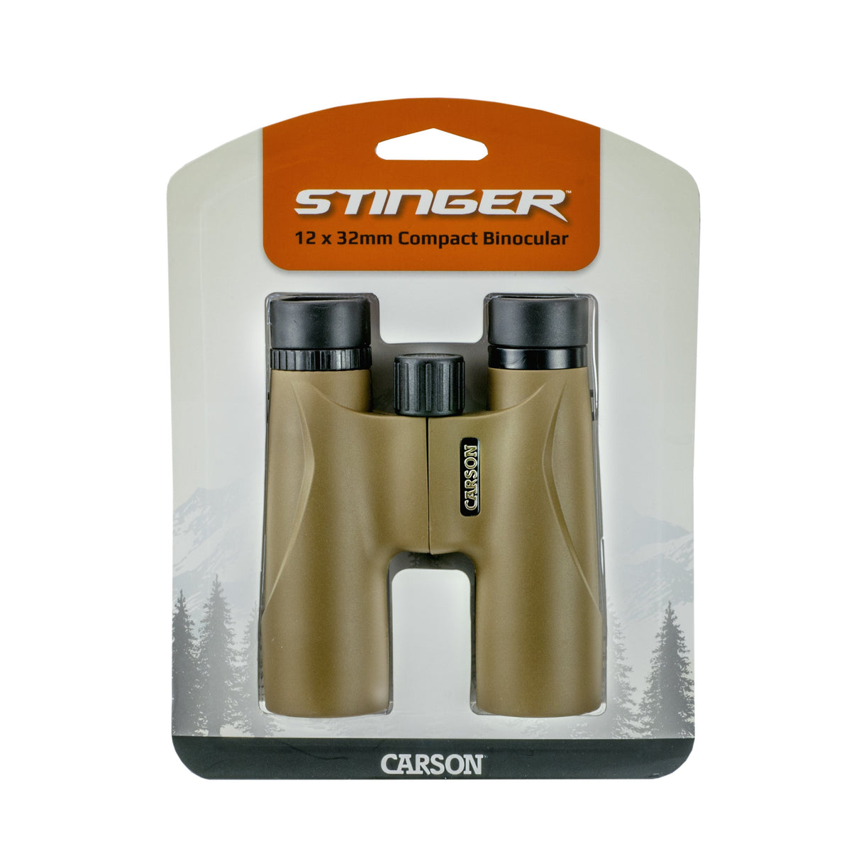 Carson Stinger Binocular Bk-7 Beige, Negro