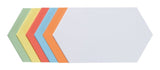 Franken Gmbh Franken - Moderationskarte - Wabe - 16.5 X 19 Cm - Blanco, Amarillo, Rojo, Verde, Naranja, Azul Claro (Paquete De 250)