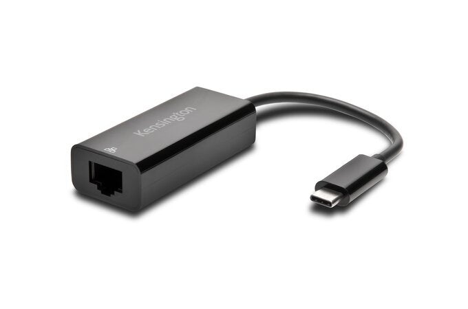 Kensington Adaptador De Usb-C A Ethernet Ca1100e Negro Usb Tipo C, Ethernet, 1000 Mbit/S, Negro