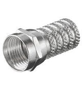Twist-On F-Plug Connector 6.0 Mm - Zinc-Nickel