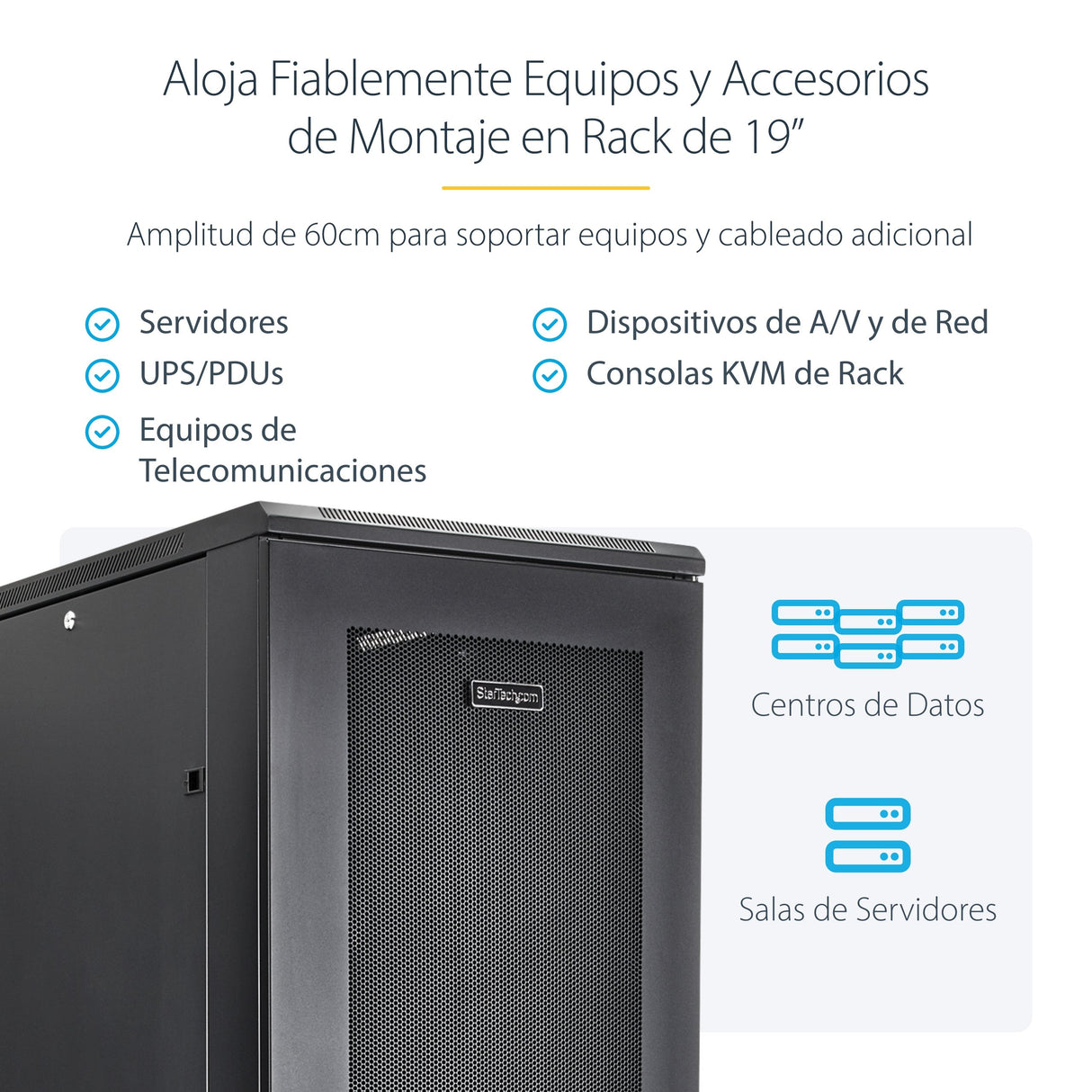 EAN 0065030871976 - StarTech.com RK4236BKB armario rack Rack o bastidor independiente Negro imagen 10