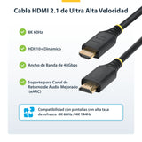 EAN 65030920216 - StarTech.com HDMI21-CBL-8K60-50CM cable HDMI 0,5 m HDMI tipo A (Estándar) Negro imagen 8