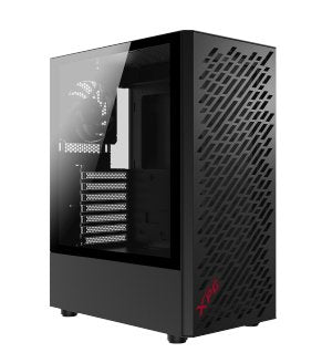 Xpg Torre Gaming Valor Air Cristal Templado Negro