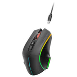 Mouse Mars Gaming Wireless Y Bluetooth Mmw-Vector Tri-Mode 2.4g Ghz Bt 5.4 Usb-C 7 Botones 12000 Dpi