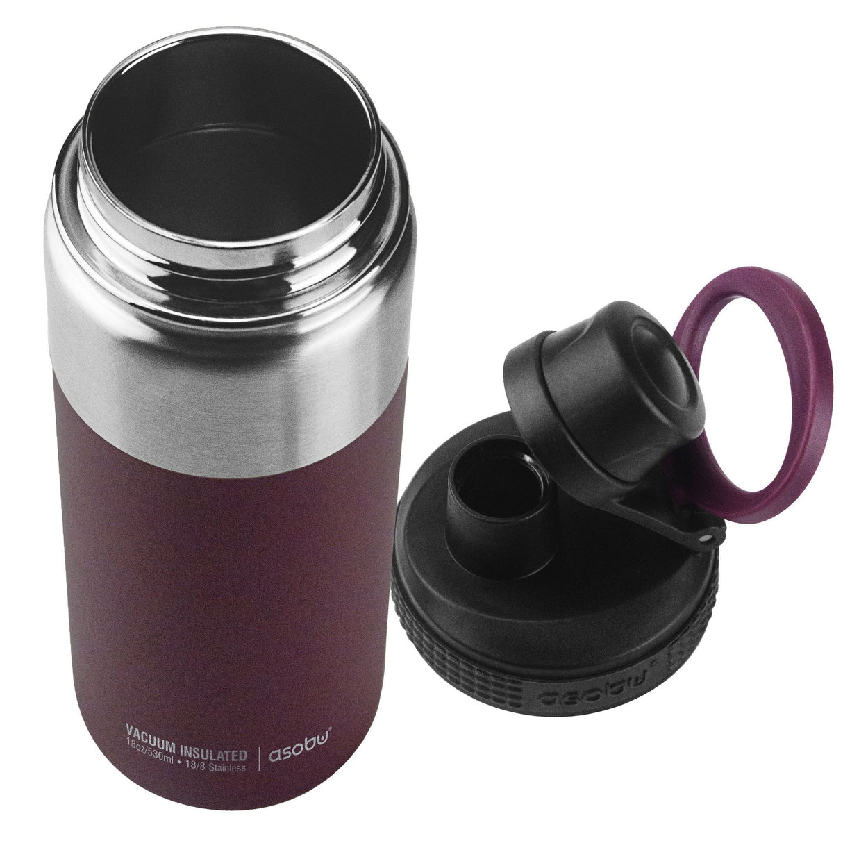 Asobu - Alpine Flask - Botella Aislada De Acero Inoxidable 530ml