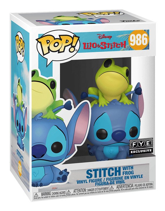 Figura Pop Disney Lilo & Stitch - Stitch With Frog Exclusive