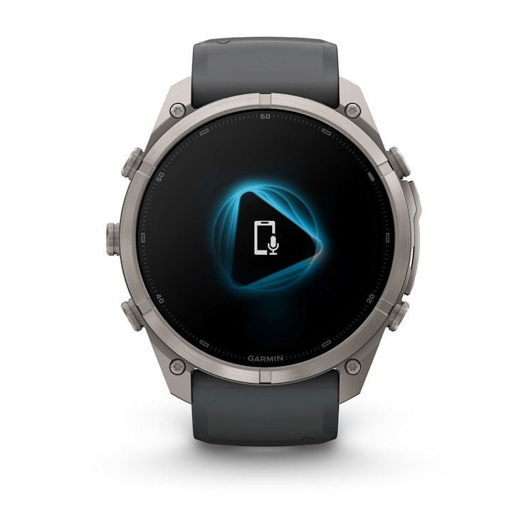 Garmin Fenix 9 Pro Titanio Con Correa De Silicona En Gris Smartwatch 51mm