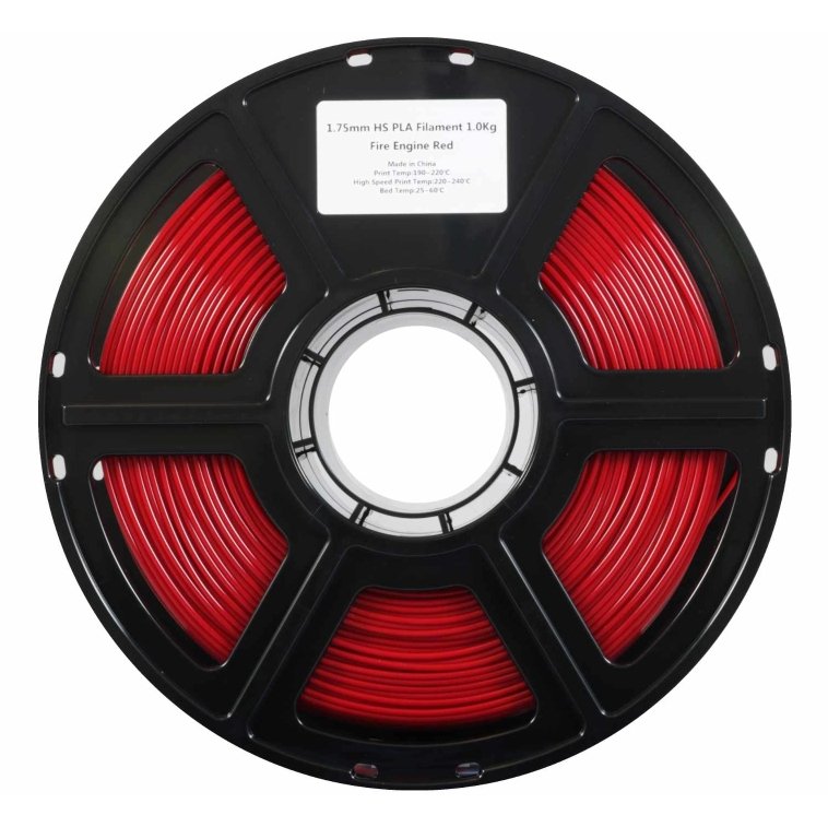 Pla High Speed 1,75mm Fire Eng Rojo 1kg
