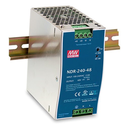 D-Link 240w Universal Ac Input - 240w 48vdc Ultra Slim Din Rail Psu