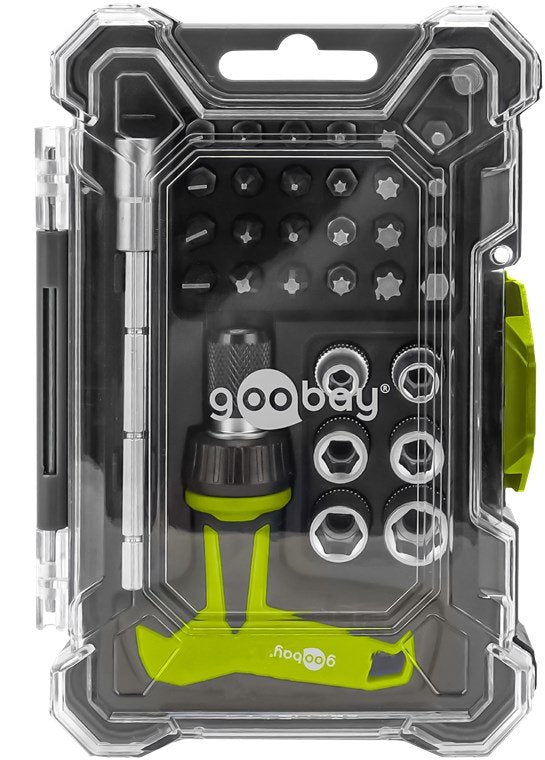 EAN 4040849778414 - Goobay 77841 destornillador manual Sencillo Destornillador con mango corredizo en T imagen 1