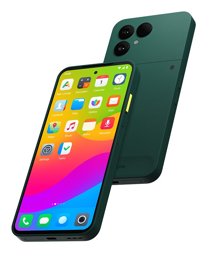 Smartphone  Fairphone The (Gen 6) 16 Cm (6.31") Sim Doble Android 15 5g Usb Tipo C 8 Gb 256 Gb 4415 Mah Verde