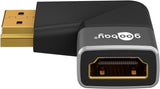 Goobay 72012 Adaptador De Cable De Vídeo Hdmi Tipo A (Estándar) Negro, Plata