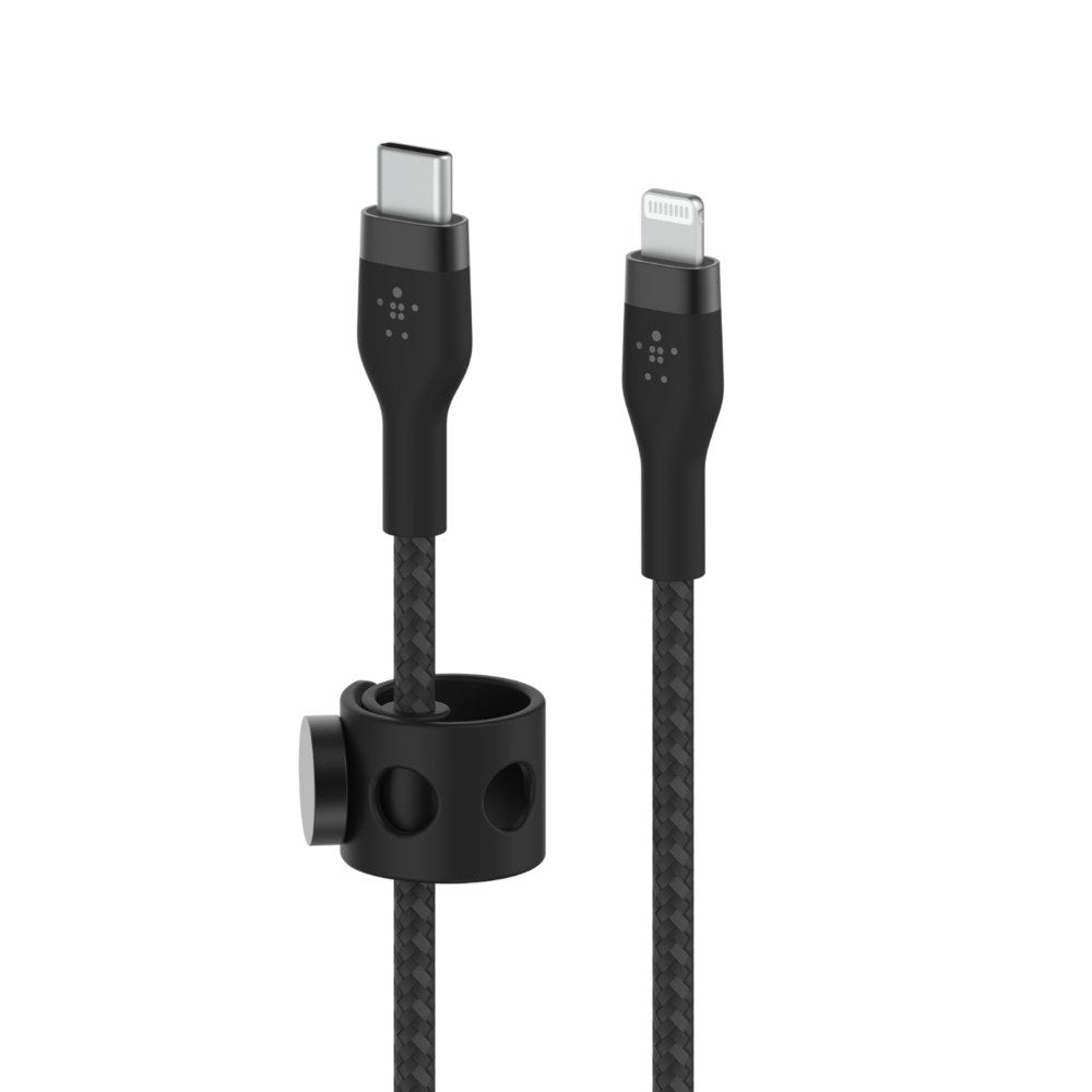 Usb-C To Ltg_braid Silic 3m Black