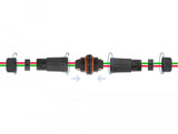 Delock Cableverbinder Für Aussenbereich 2 Pin, Ip68 Wasserdicht, Schraubbar, Cabledurchmesser 4,5 - 7,5 Mm Schwarz