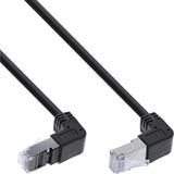 Cable De Red  Inline En Ángulo Ascendente/Descendente, S/Ftp (Pimf), Cat.6, 250 Mhz, Pvc, Cobre, Negro, 0,15 M