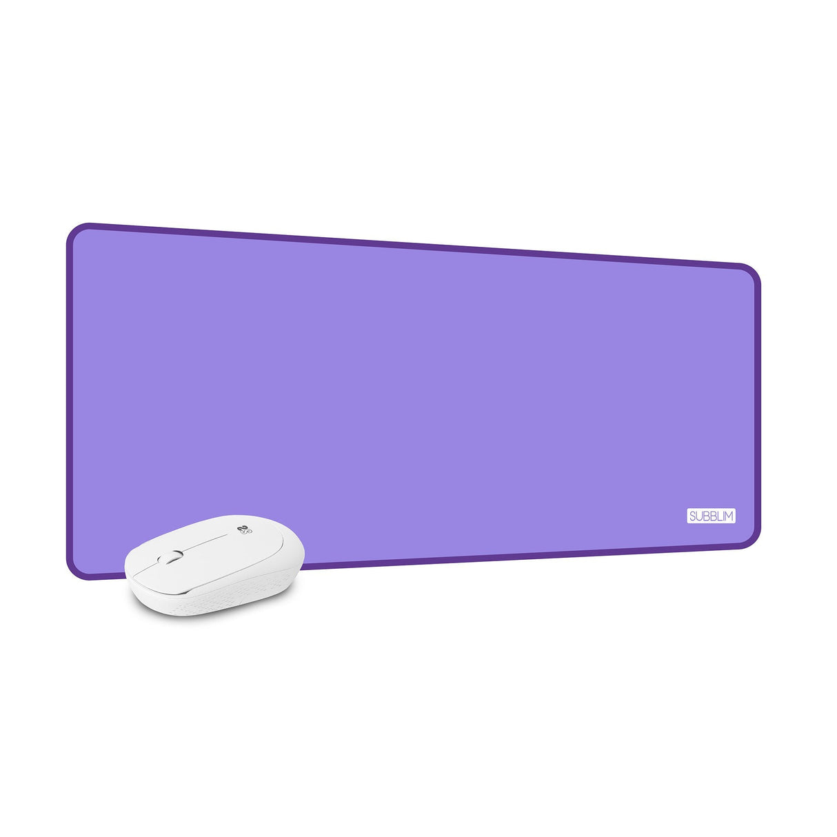 Set Ratón Inalámbrico Y Alfombrilla Subblim Harmony Purple Hasta 1200 Dpi