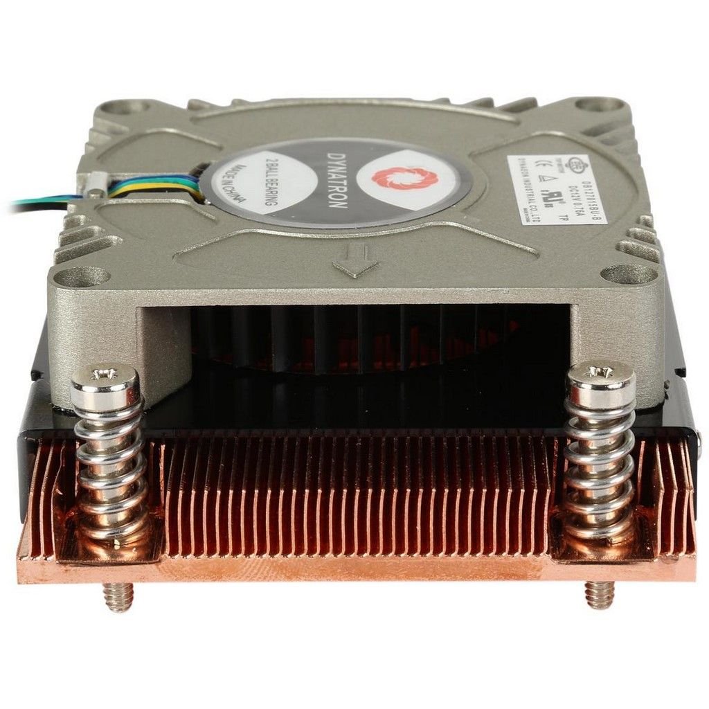 Dynatron A18 Sistema De Refrigeración Para Ordenador Procesador Refrigerador De Aire 7 Cm Cobre, Oro 1 Pieza(S)