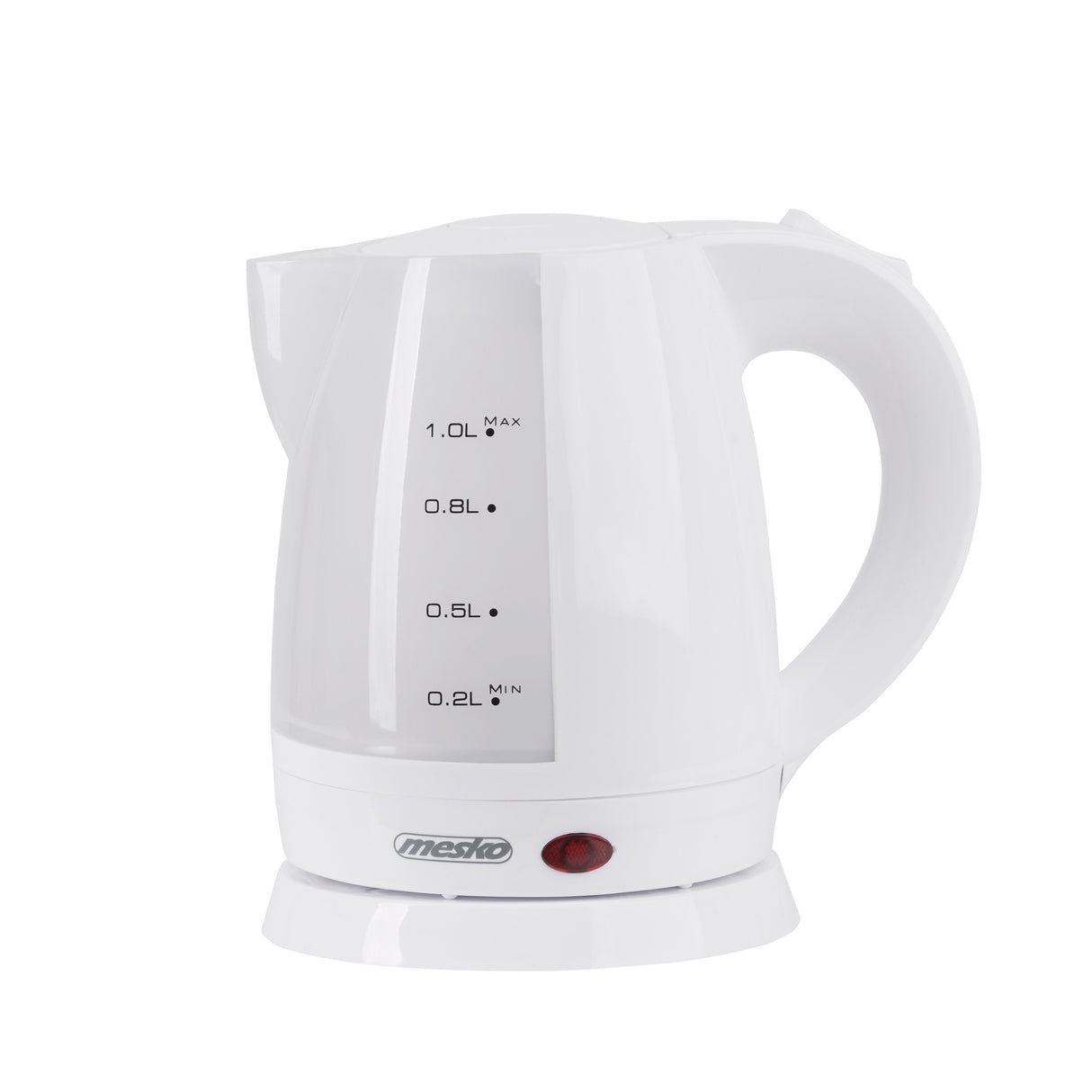 Hervidor Mesko Ms 1276, Eléctrico, Potencia 1600 W, Capacidad 1 L, Plástico, Blanco