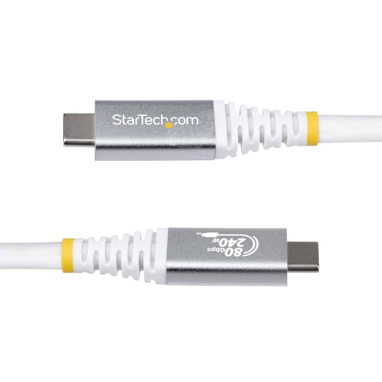 Startech.Com Cable Usb Usb-C (M) A Usb-C (M) Usb4 / Thunderbolt / Displayport 2.1 151.33 Cm Admite 4k120hz Admite 8k60hz Rango De Potencia Ampliado (Epr) Admite Suministro De Carga 3 1 Blanco