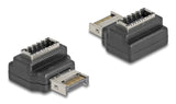 Delock Adaptador Usb 10 Gbps Typ-E Key A Macho A Hembra Angular