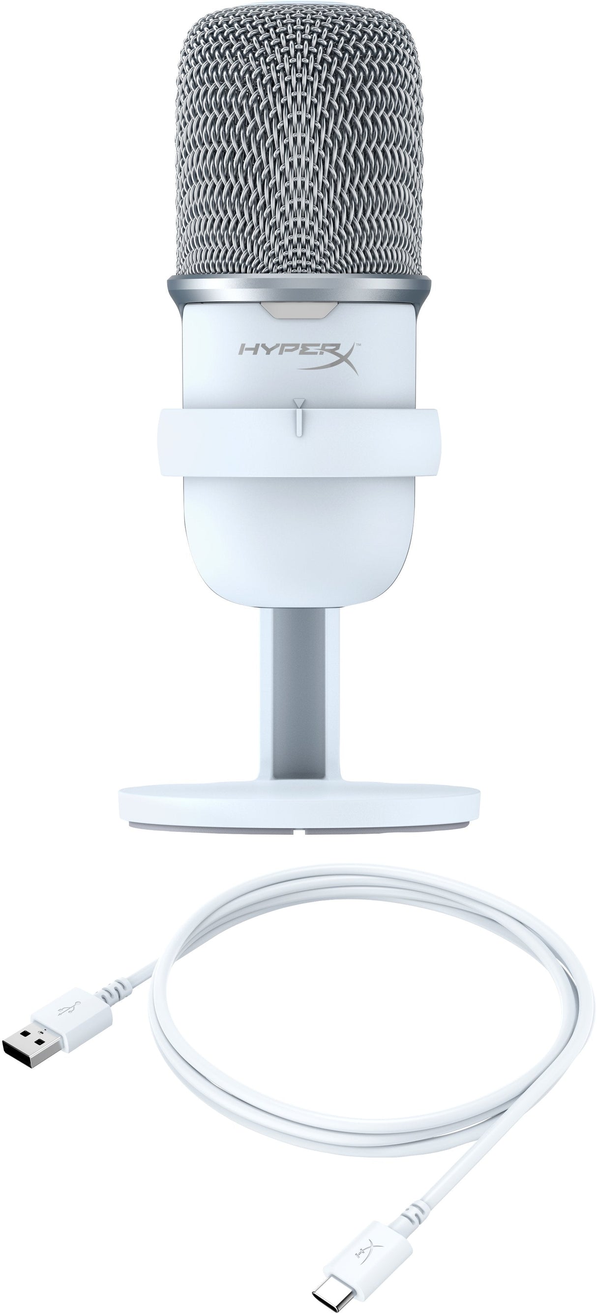 Hyperx Solocast - Usb Microphone (White) Blanco