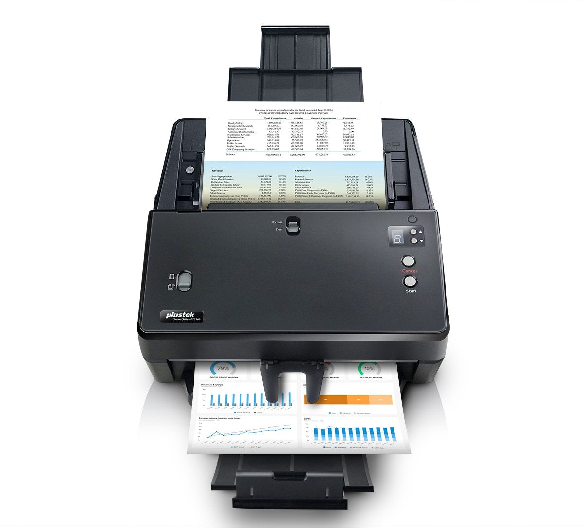Plumek Smartoffice Pt2160 A4 60ppm A4 Usb3.0 600pdi 100adf