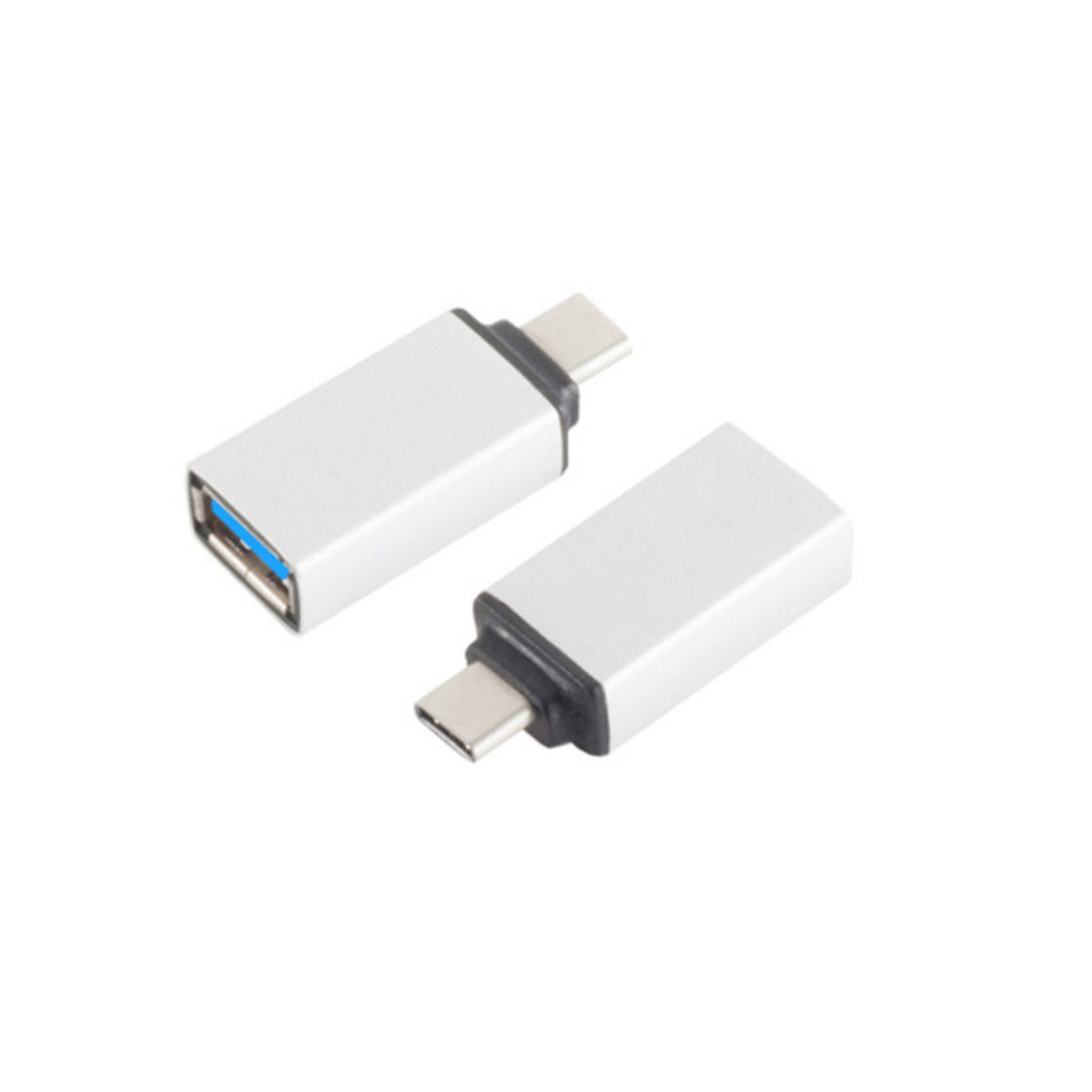 S-Conn 14-05015 Cambiador De Género Para Cable Usb 3.1 C Usb 3.0 A Plata
