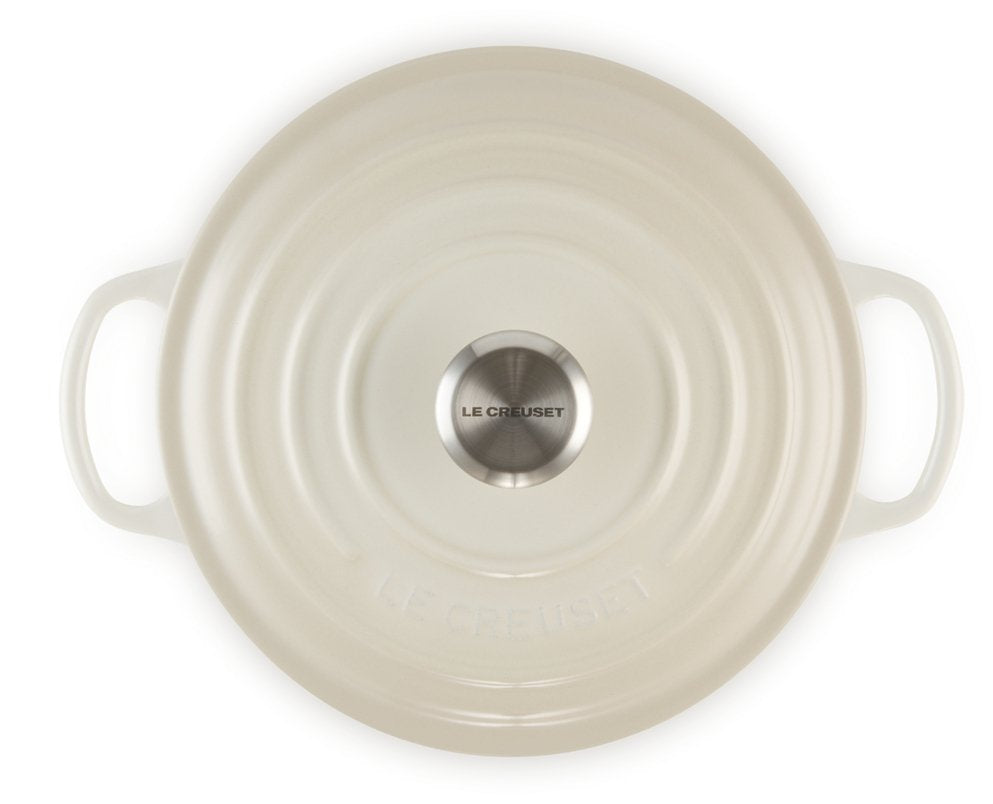 Le Creuset 21177207164430 Gusseisen Bräter, 20cm, Meringue