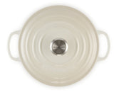 Le Creuset 21177207164430 Gusseisen Bräter, 20cm, Meringue
