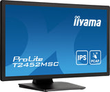 Monitor  Iiyama Prolite T2452msc-B1ag (23.8") 1920 X 1080 Pixeles Full Hd Led Pantalla Táctil Negro